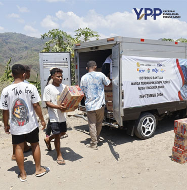 YPP Emtek Media Jangkau Manggarai Timur Salurkan Bantuan Gempa pakpakbharat dan Layanan Psikososial Anak